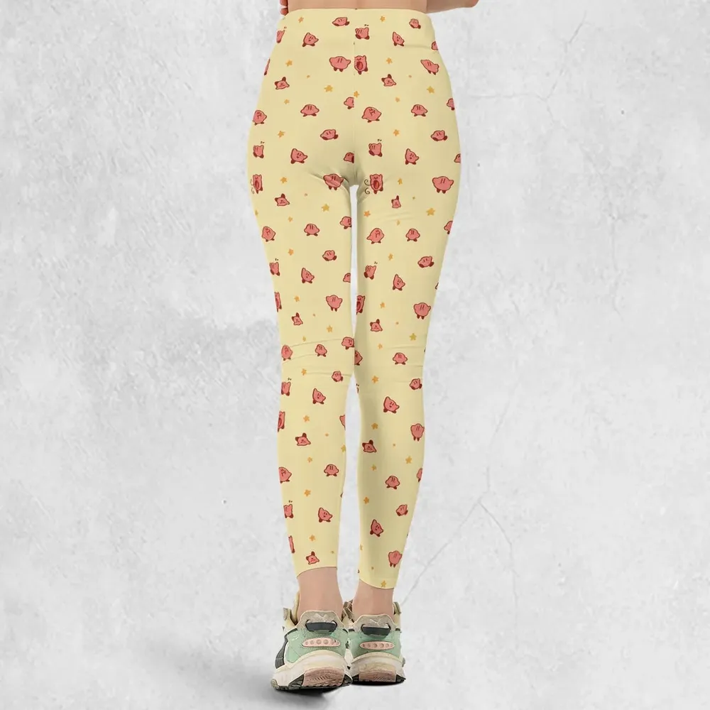 Nintendo Kirby Pattern Legging - 3