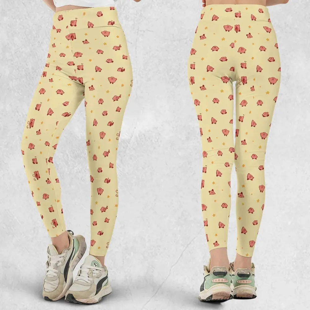 Nintendo Kirby Pattern Legging - 1