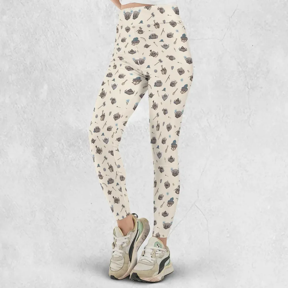 Kawaii Dices DnD Pattern Legging - 2
