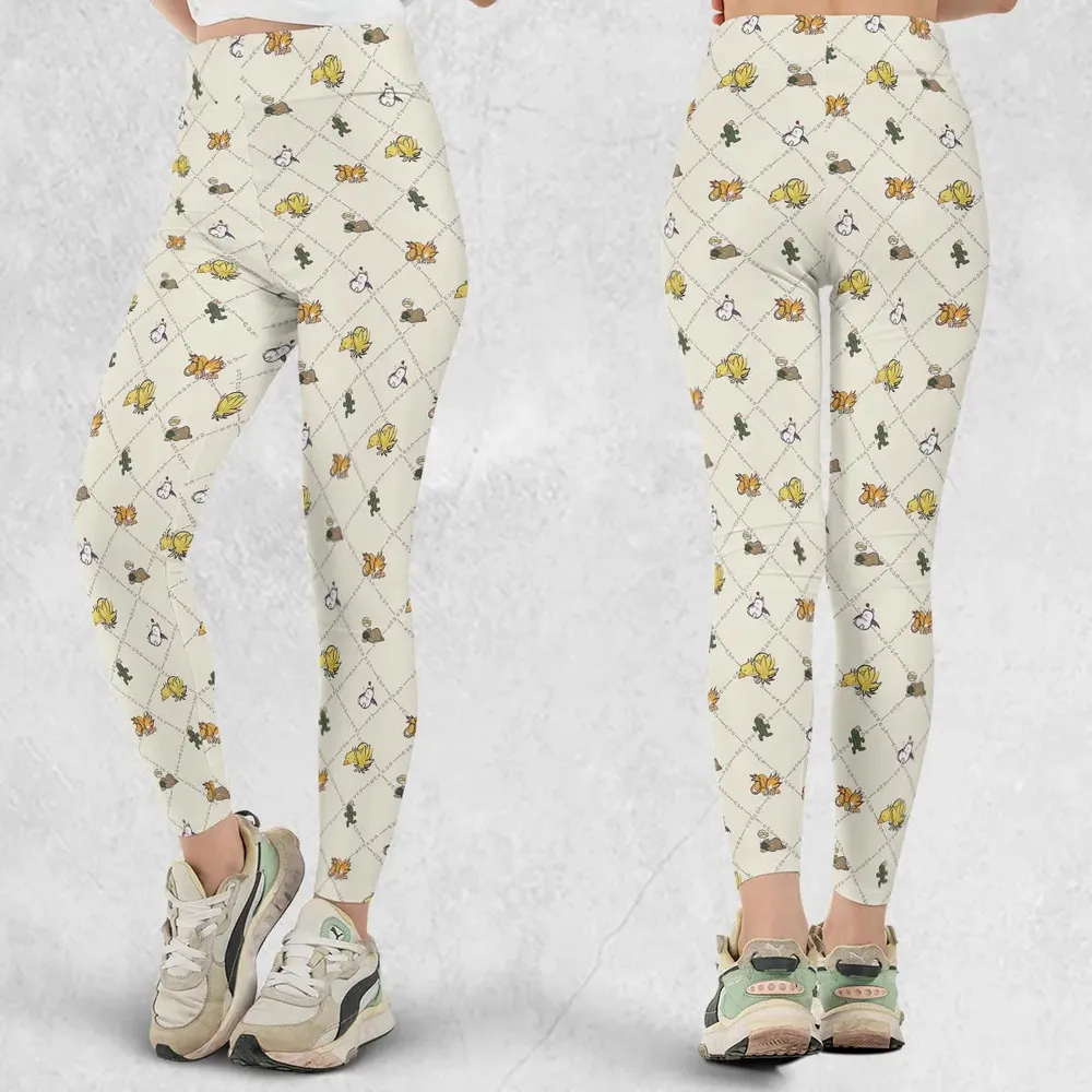 Final Fantasy Sleeping Creatures Pattern Legging - 1
