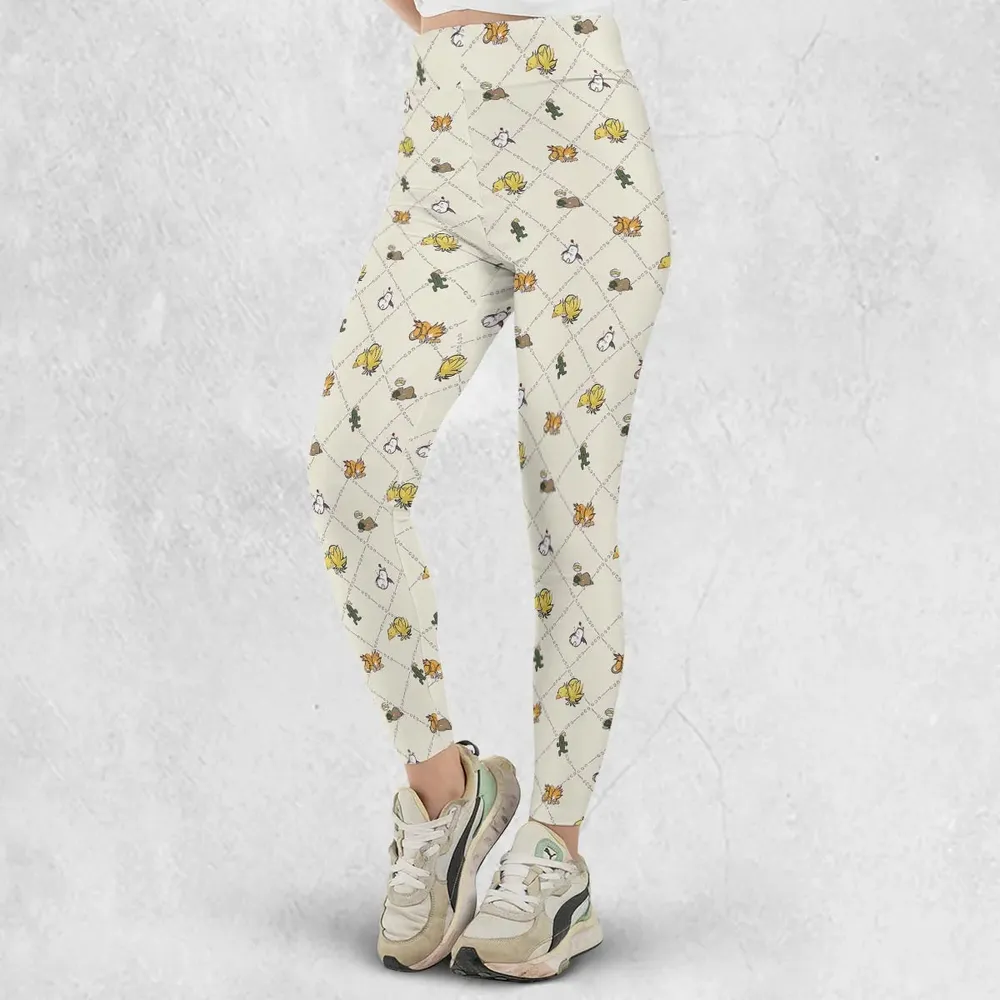 Final Fantasy Sleeping Creatures Pattern Legging - 2
