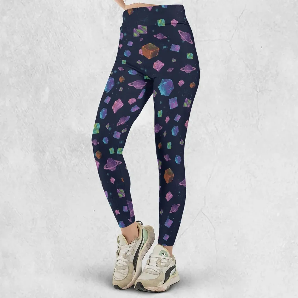 Galaxy Of Dices DnD Pattern Legging - 2