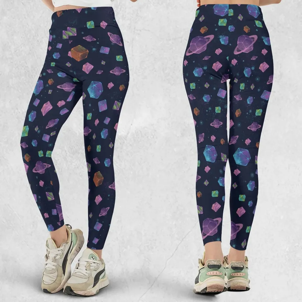 Galaxy Of Dices DnD Pattern Legging - 1