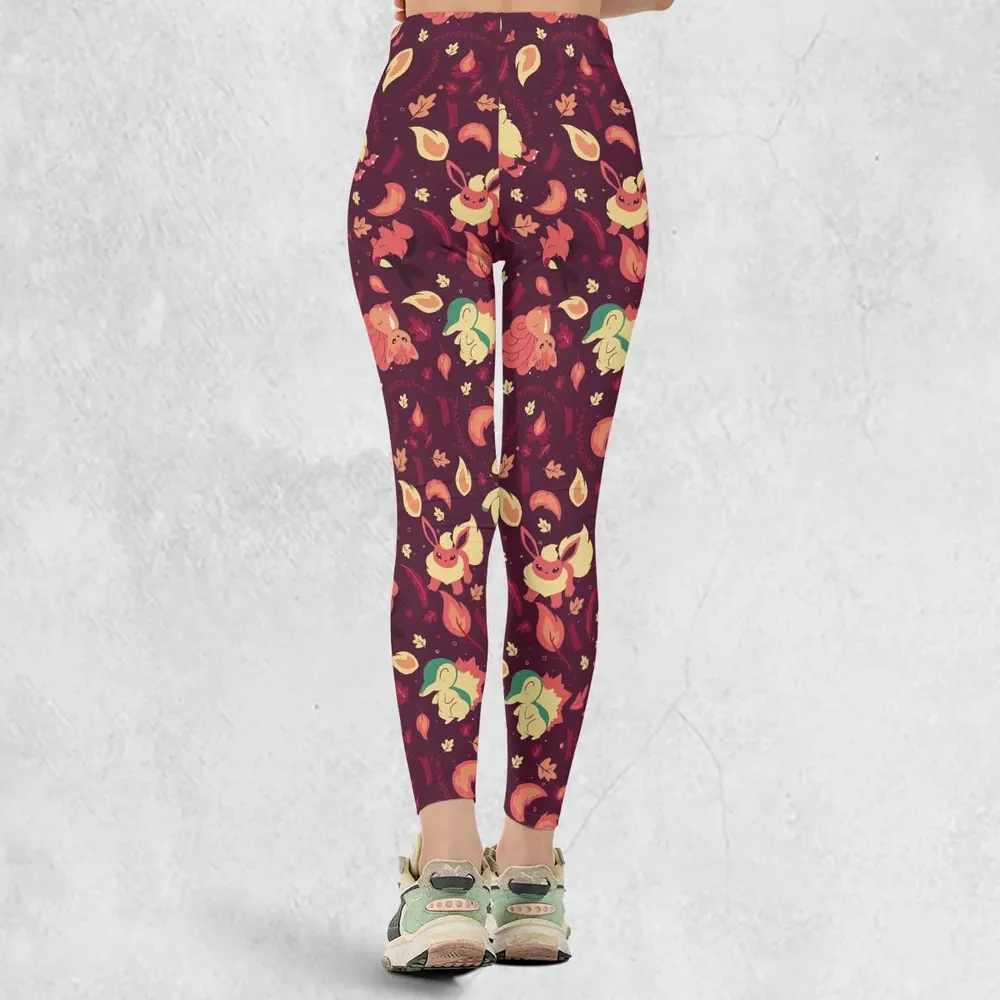 Fire Pokemon Pattern Legging - 3