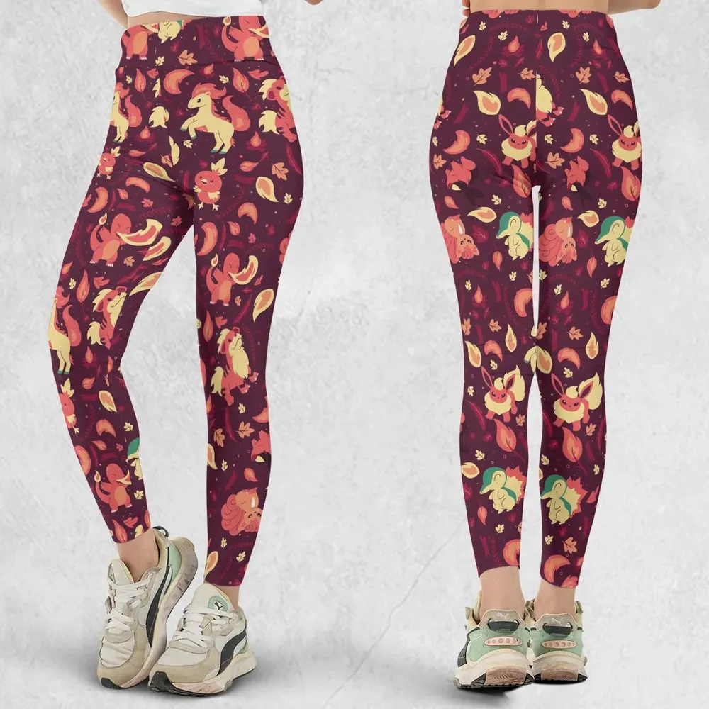 Fire Pokemon Pattern Legging - 1
