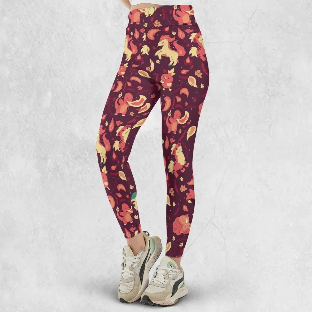 Fire Pokemon Pattern Legging - 2