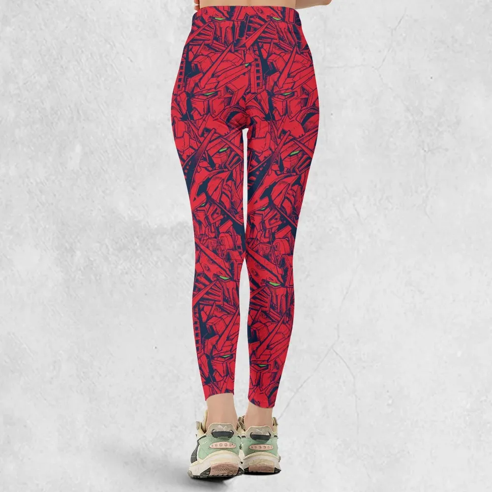 Gundam Camo Magenta Gundam Legging - 3