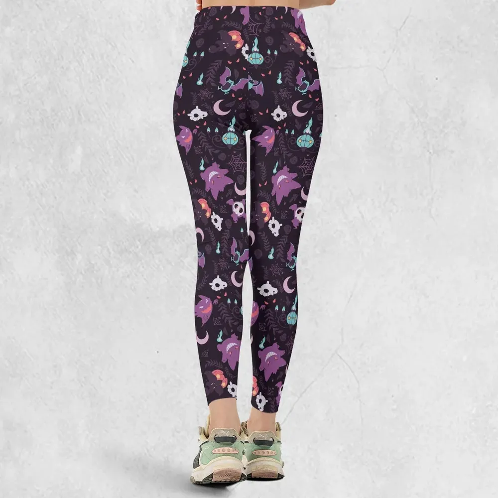 Lavender Town Pokemon Pattern Legging - 3