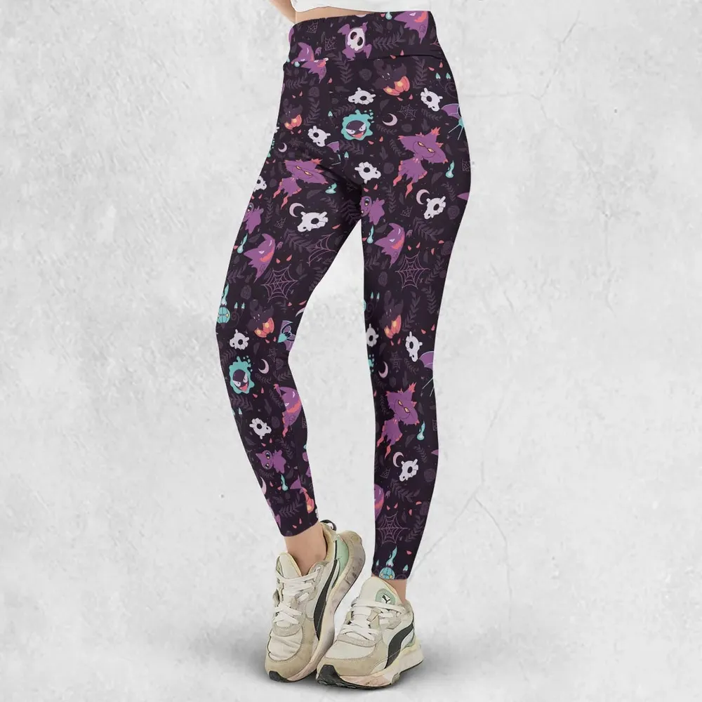 Lavender Town Pokemon Pattern Legging - 2