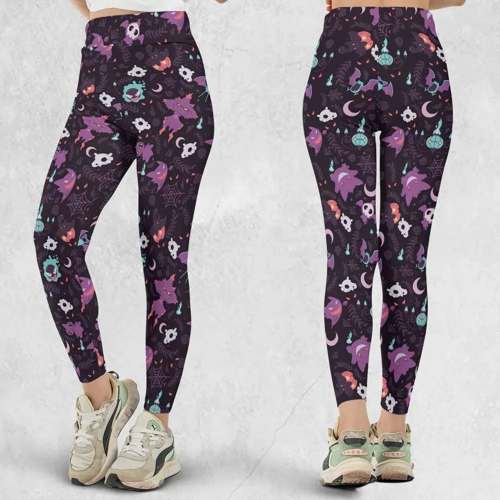 Lavender Town Pokemon Pattern Legging - 1