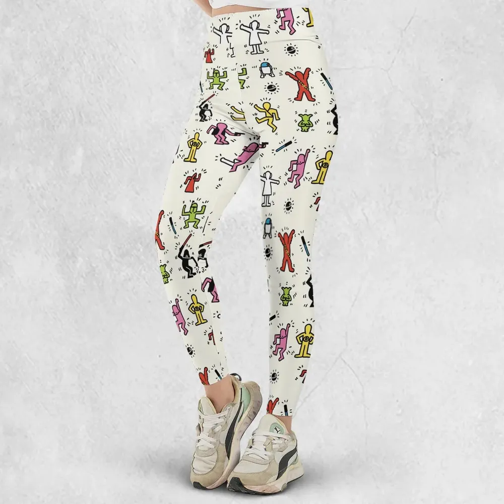Pop Wars Star Wars Pop Art Pattern Legging - 2