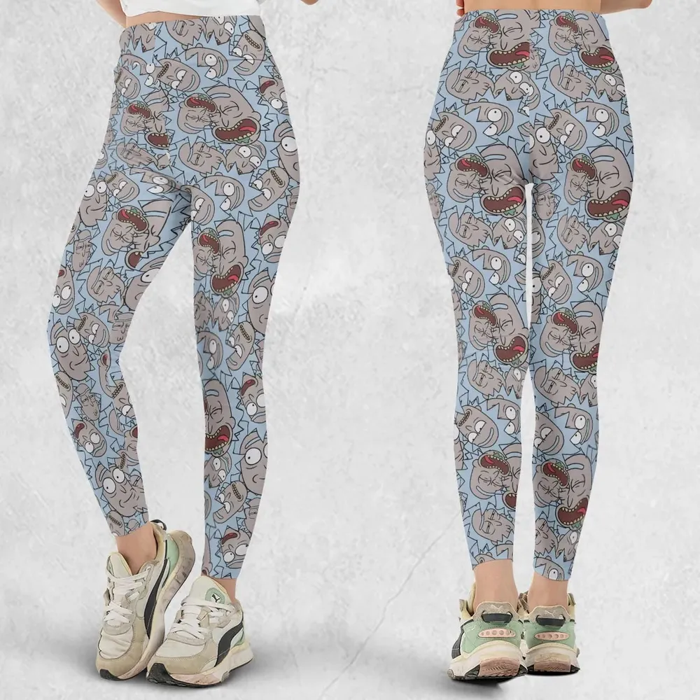 Rick Sanchez Rick and Morty Pattern Legging - 1