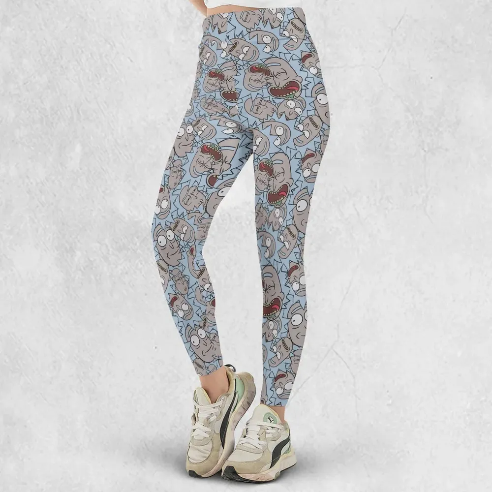Rick Sanchez Rick and Morty Pattern Legging - 2