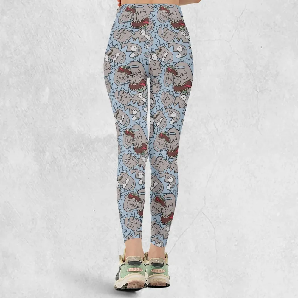 Rick Sanchez Rick and Morty Pattern Legging - 3