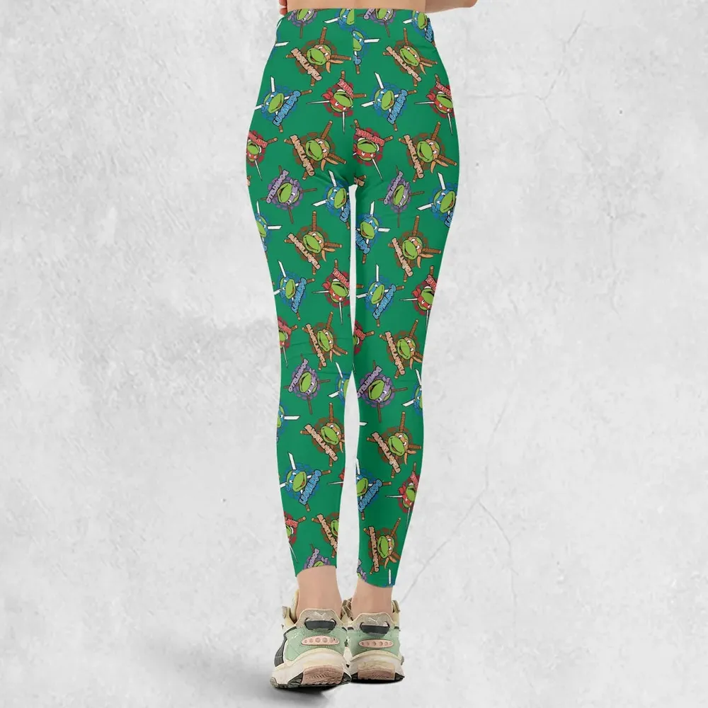 TMNT Characters Pattern Legging - 3