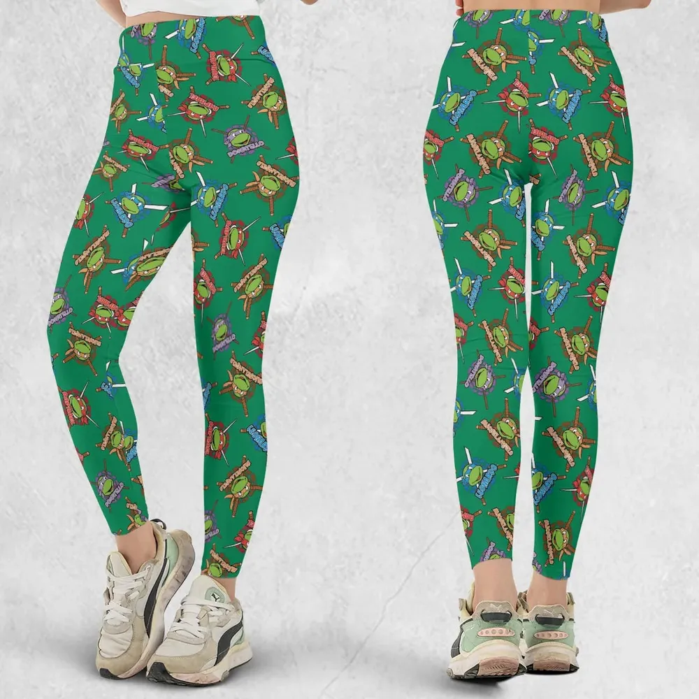 TMNT Characters Pattern Legging - 1