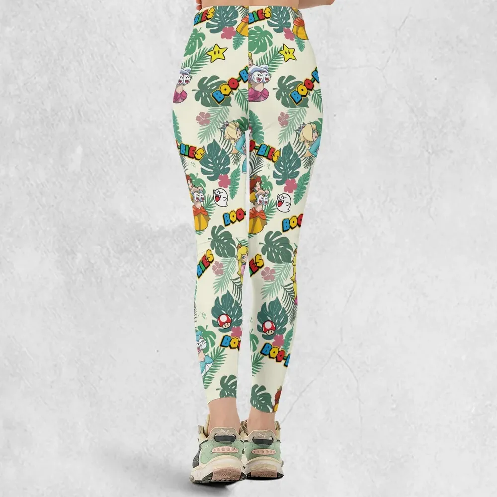 Super Mario Boo-Bies Pattern Legging - 3