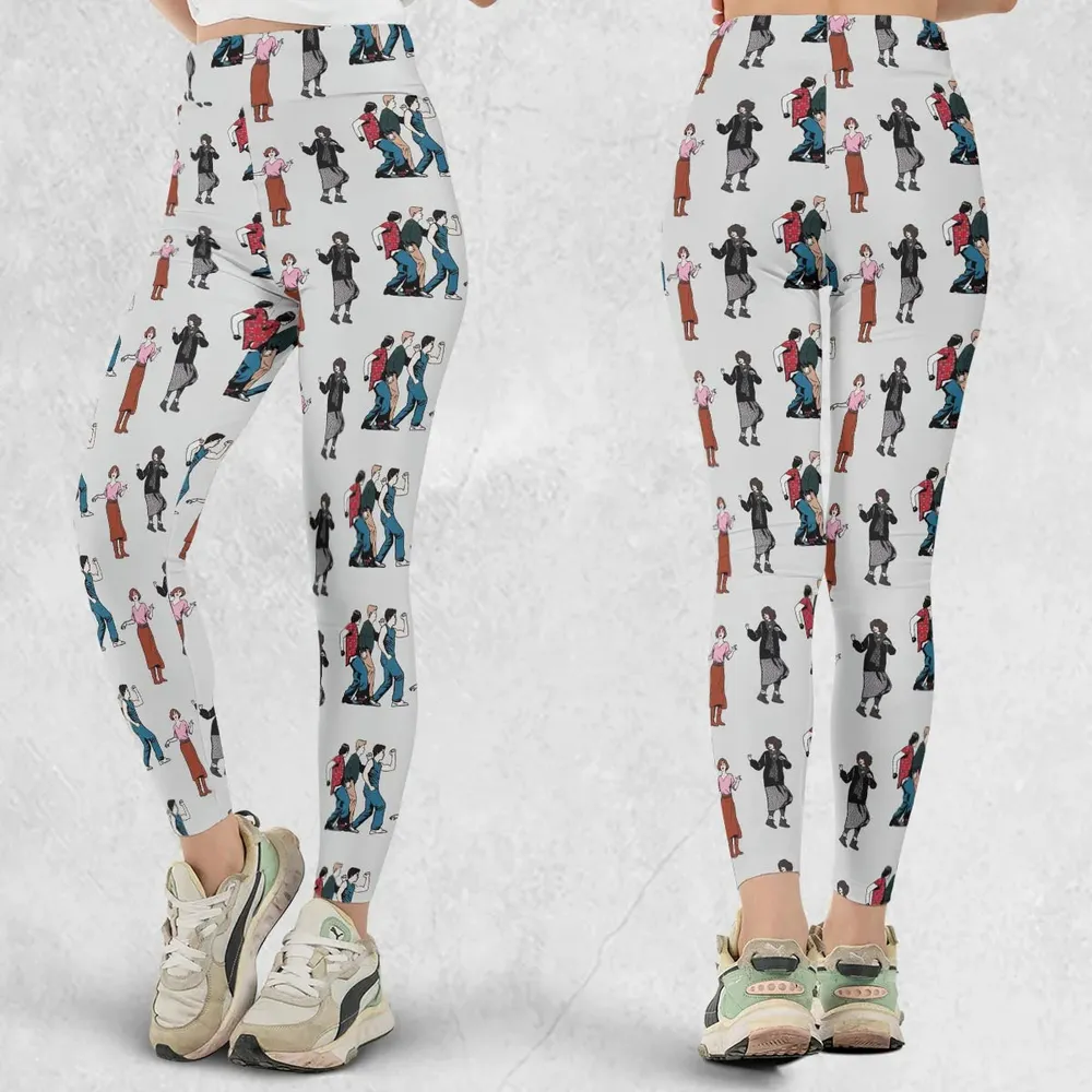 The Breakfast Club Characters Pattern Legging - 1