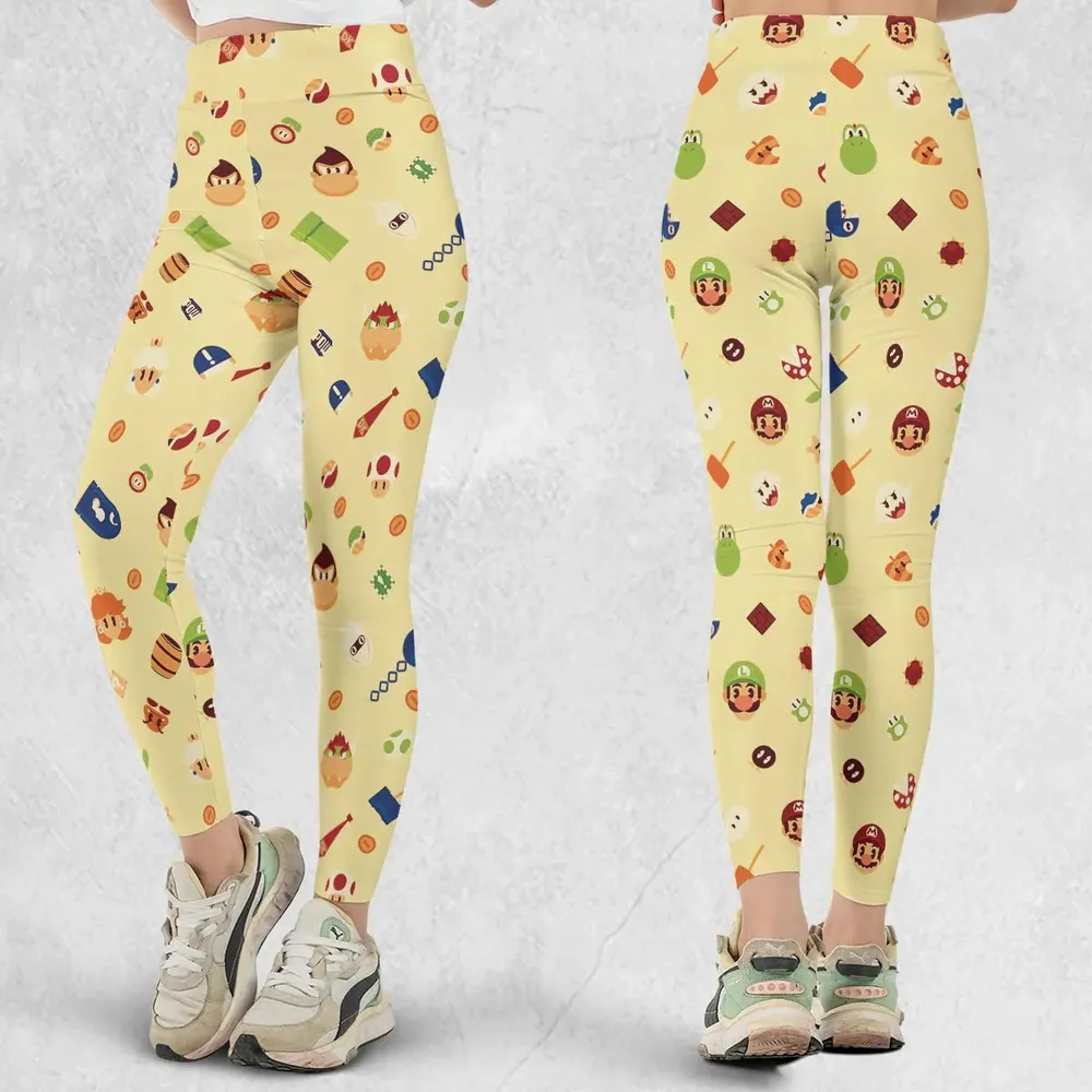 Mario and Friends Pattern Legging - 1