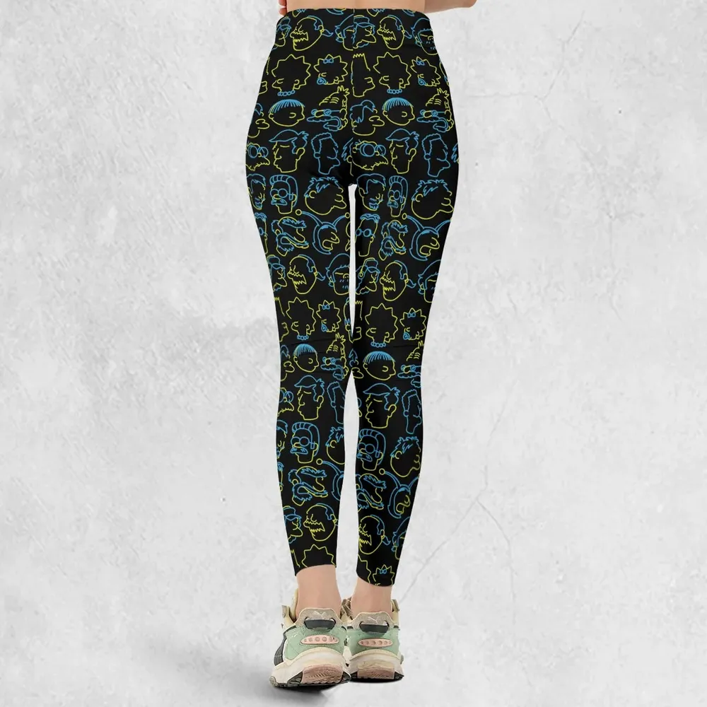 The Simpsons Neon Legging - 3