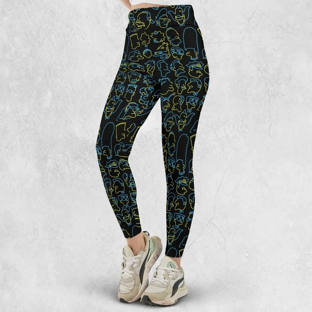 The Simpsons Neon Legging - 2