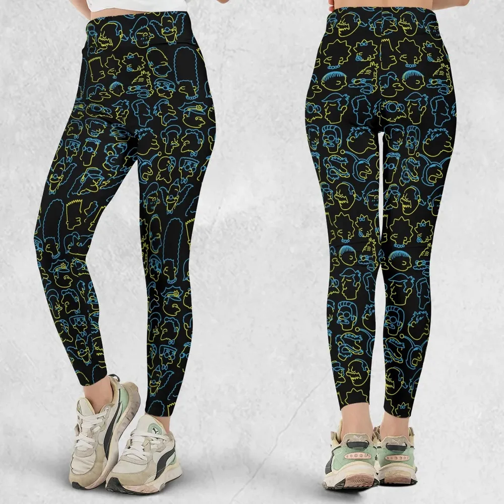 The Simpsons Neon Legging - 1