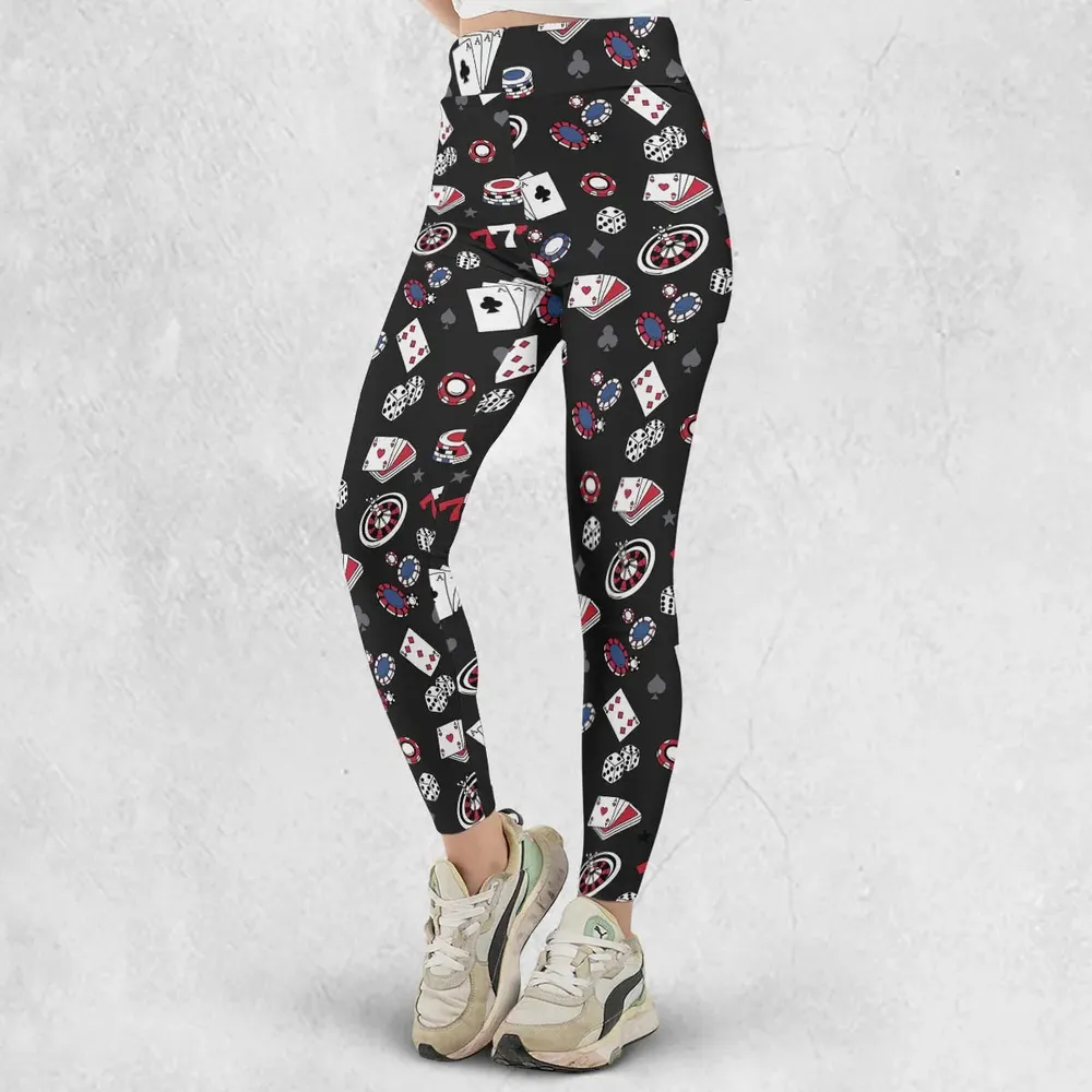 Vintage Poker Texas Hold’em Legging - 2