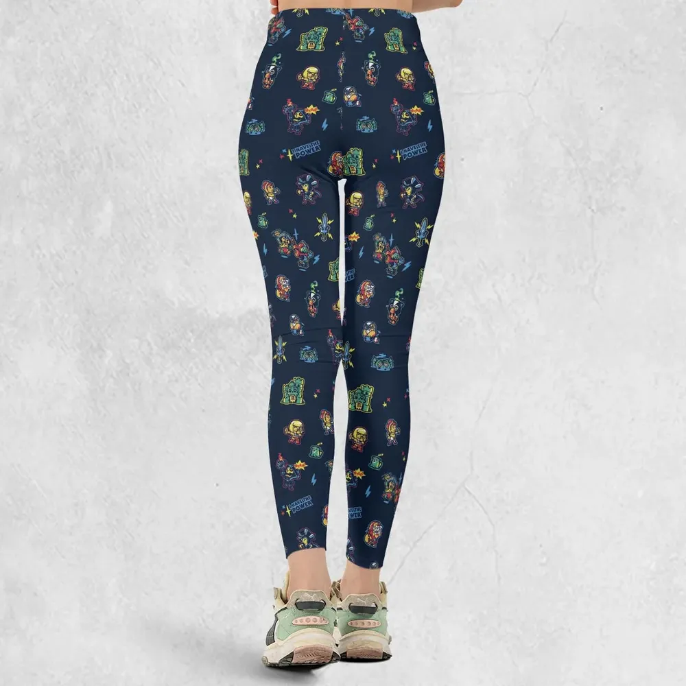 Masters Of The Universe Funny Pattern Legging - 3