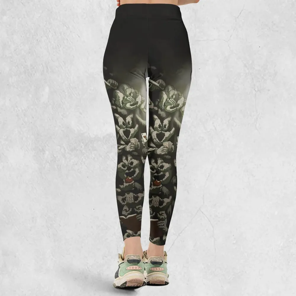 Funny Helping Hands Labyrinth Legging - 3