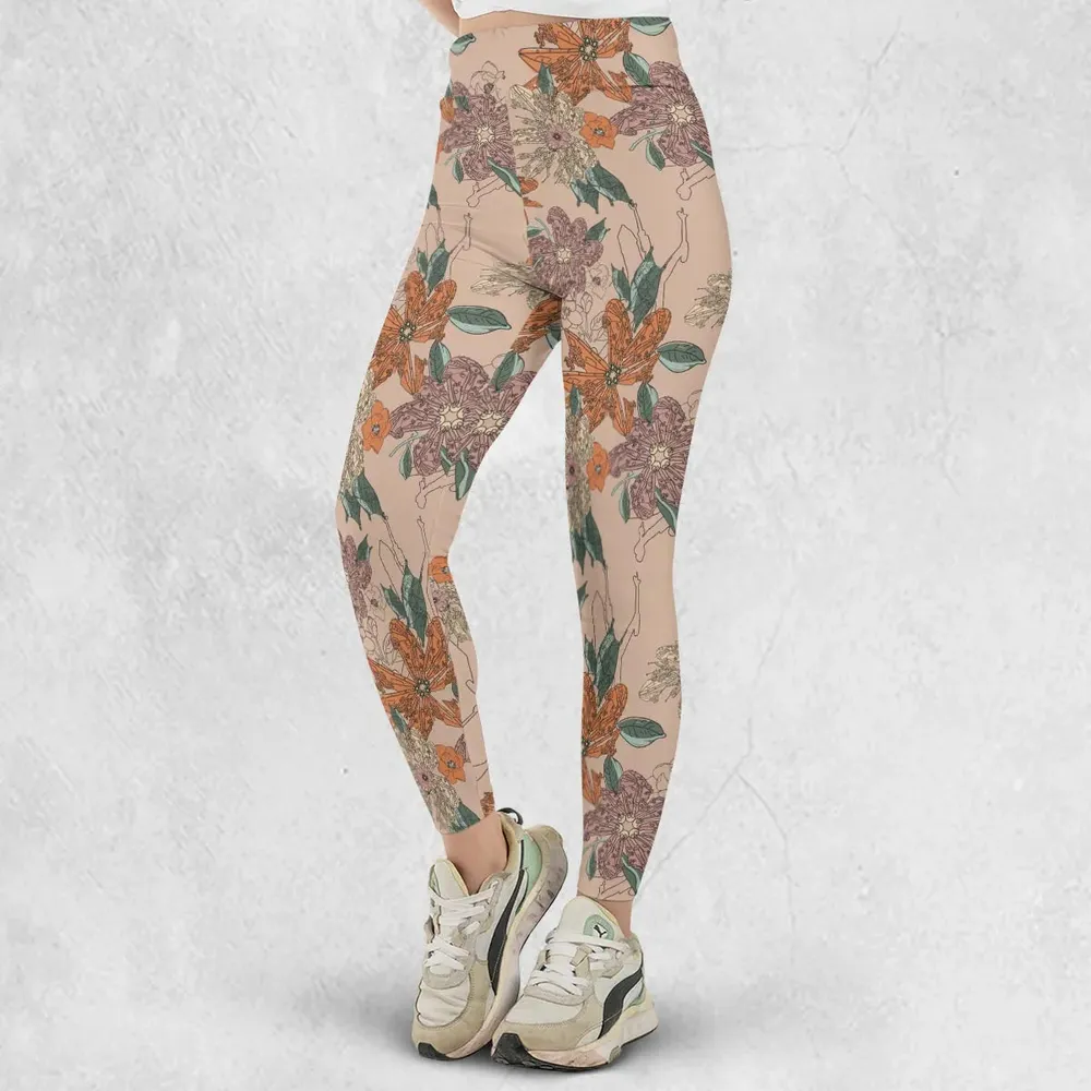 Star Wars Ships Floral Pattern Legging - 2