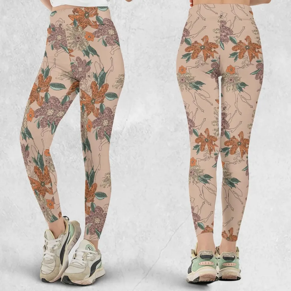 Star Wars Ships Floral Pattern Legging - 1