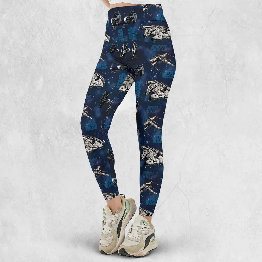 Star Wars Ships Pattern Legging - 2