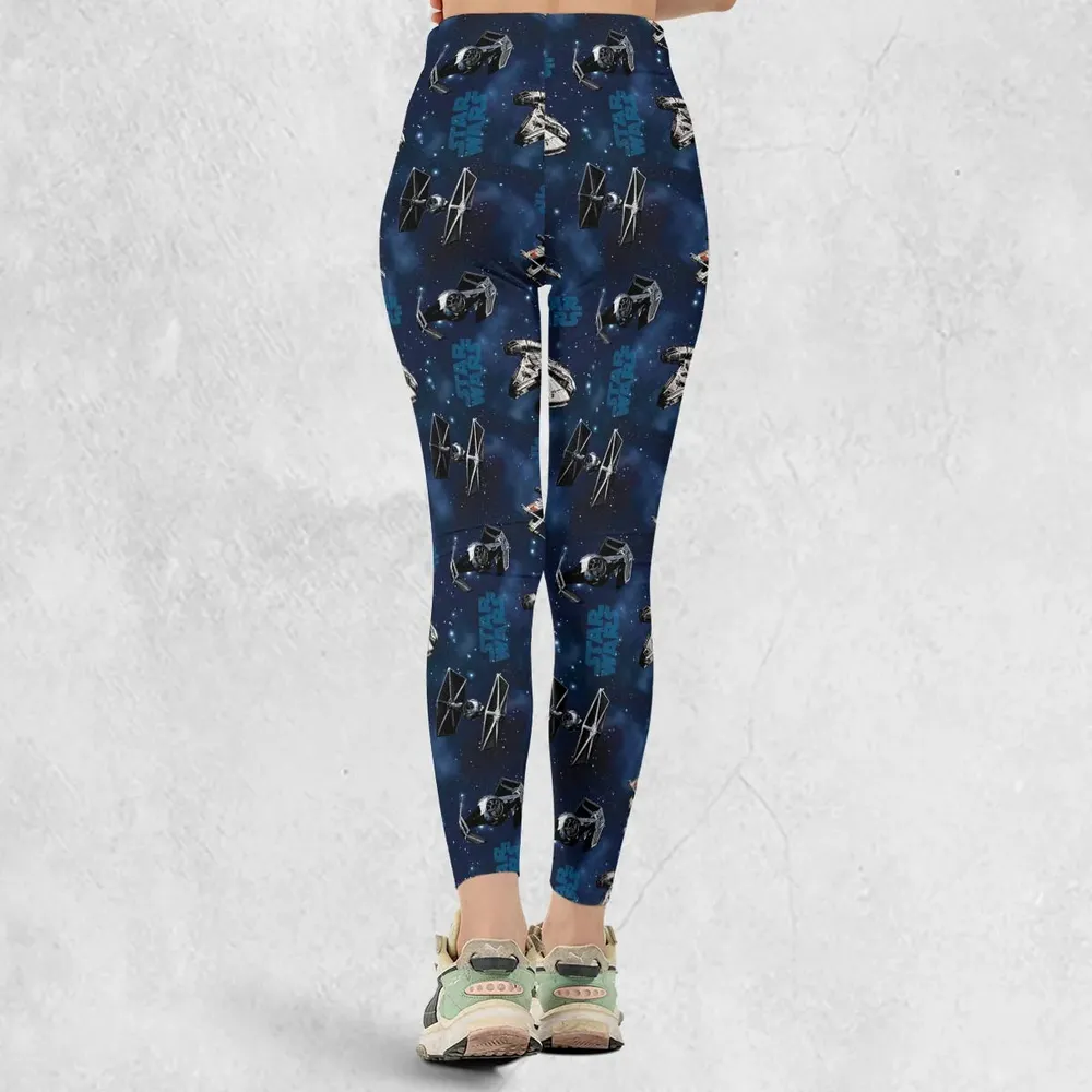 Star Wars Ships Pattern Legging - 3