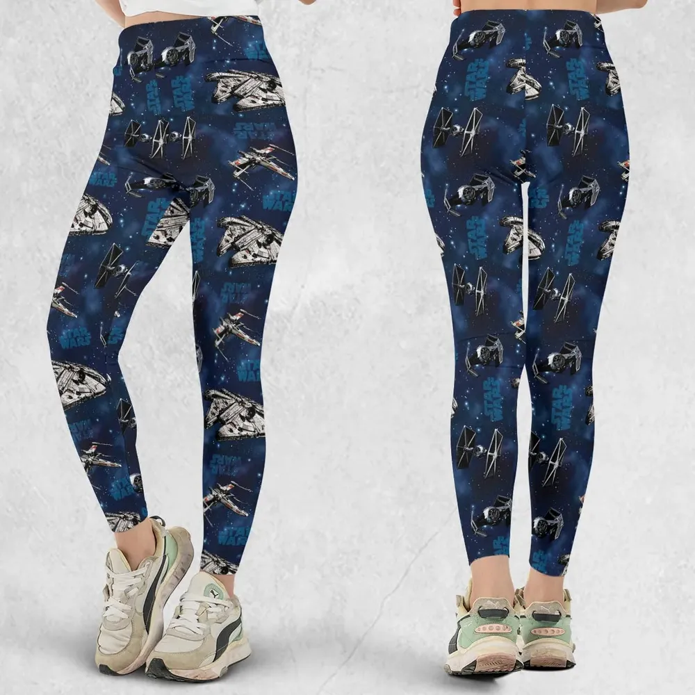 Star Wars Ships Pattern Legging - 1