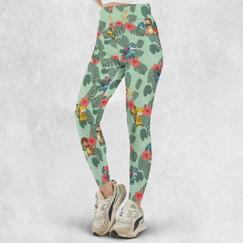 Simpsonmon The Simpsons Pokemon Mashup Legging - 2