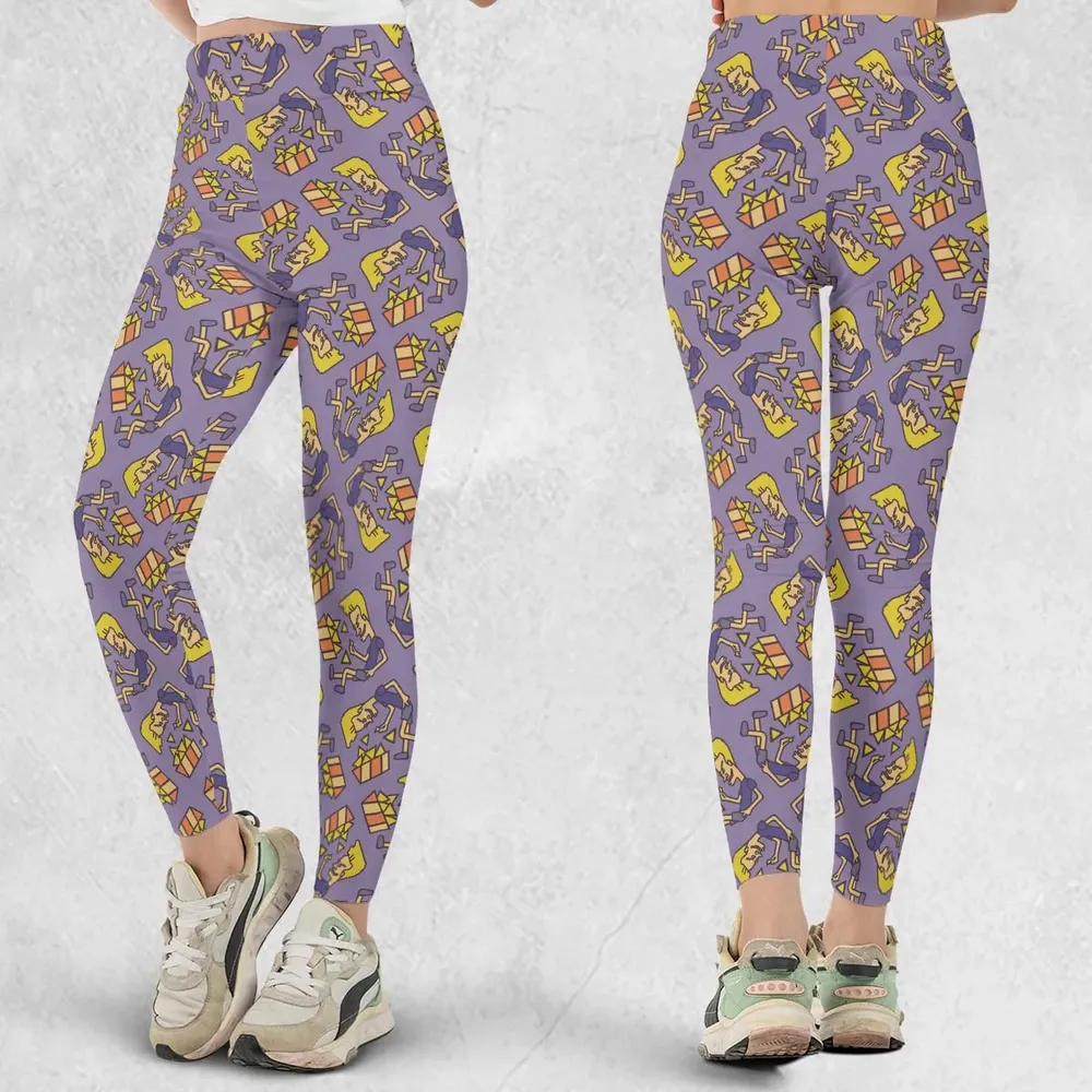 Nachos Rule Beavis and Butthead Legging - 1