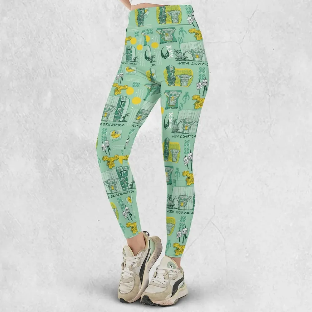 The Mandalorian Star Wars Aloha Legging - 2