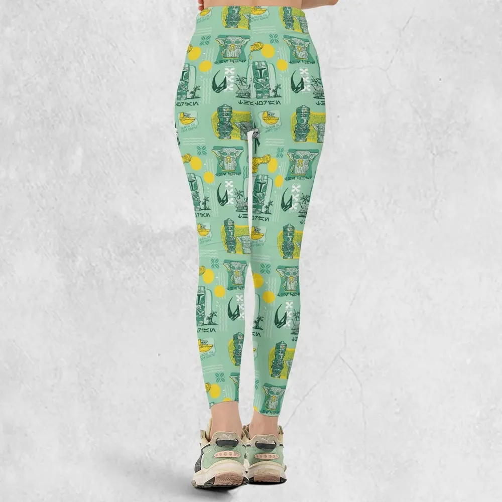The Mandalorian Star Wars Aloha Legging - 3