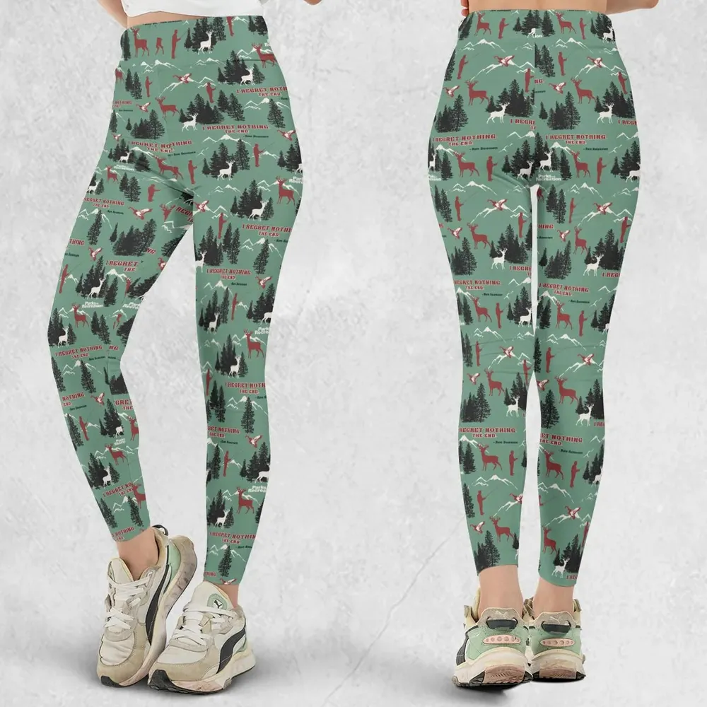 I Regret Nothing Park And Recreation Legging - 1