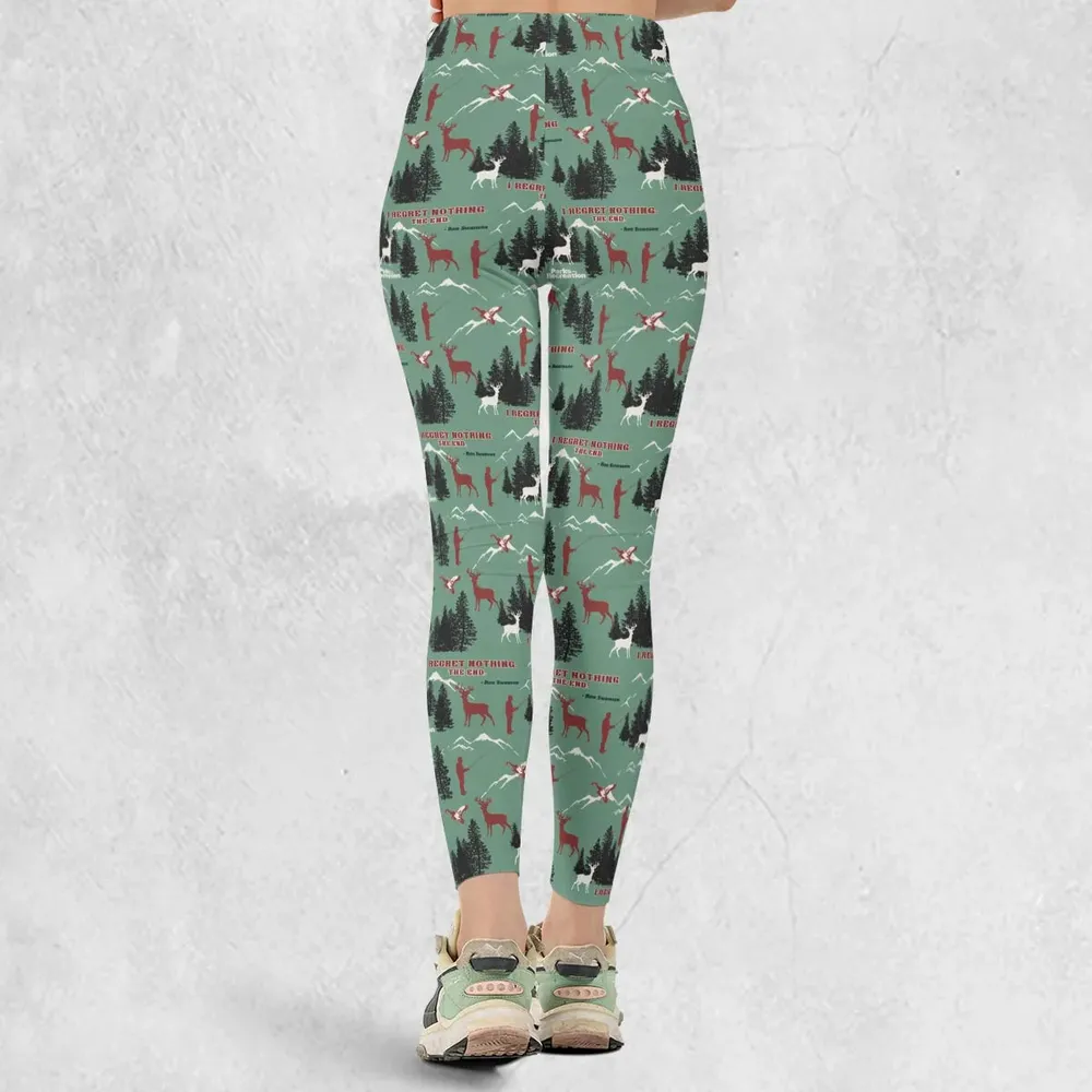 I Regret Nothing Park And Recreation Legging - 3