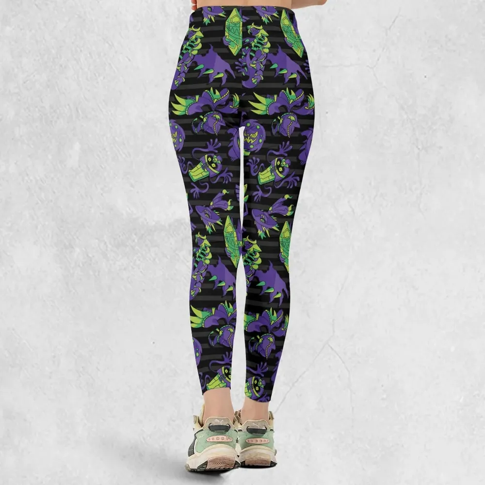 Ghost Type Pokemon Pattern Legging - 3