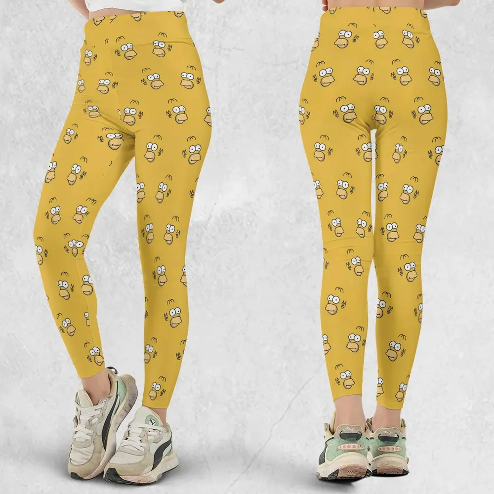 Homer Simpson Pattern Legging - 1