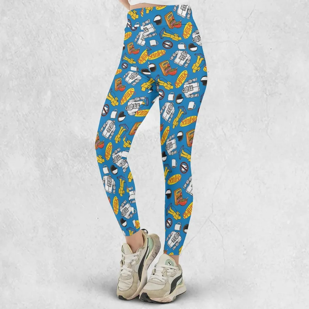 Jerry Seinfeld Comedian Pattern Legging - 2