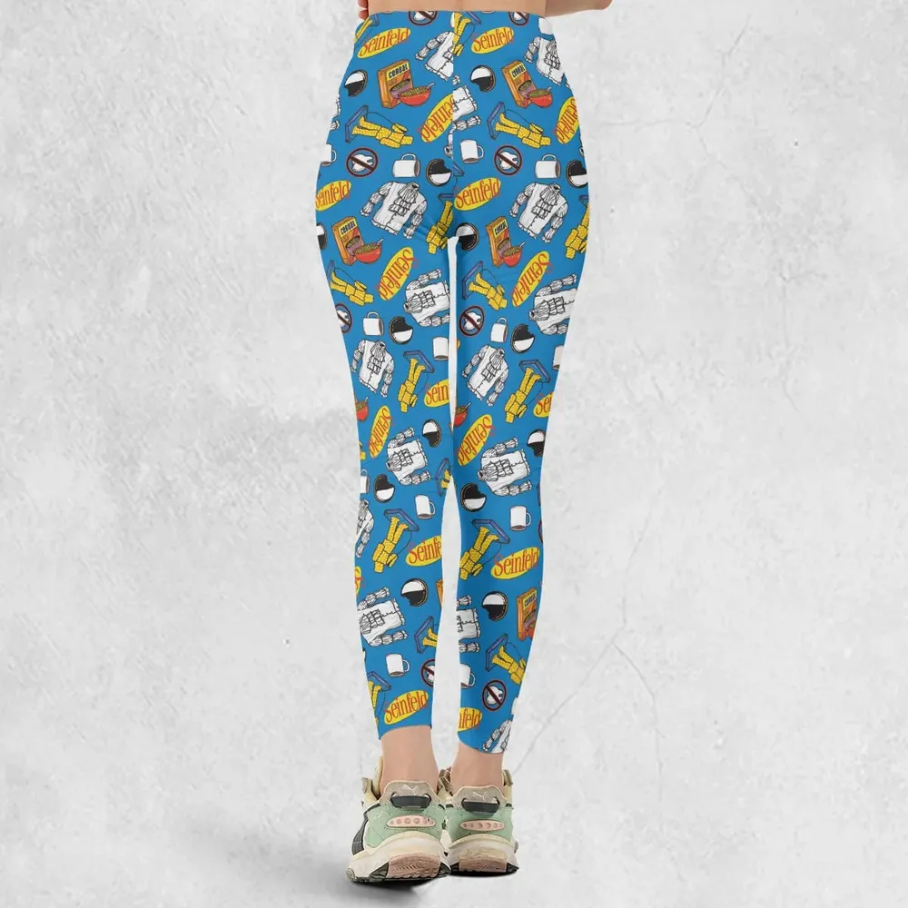 Jerry Seinfeld Comedian Pattern Legging - 3