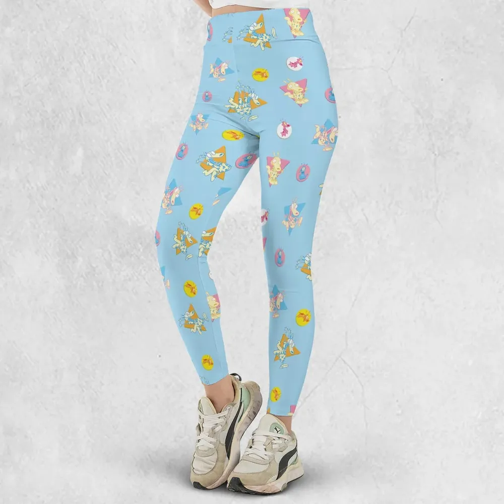 Rocko and Spunky Pattern Rocko's Modern Life Legging - 2