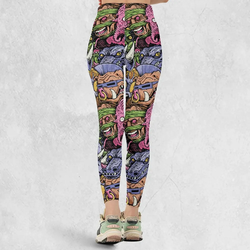 Nostalgic Villains Teenage Mutant Ninja Turtles Legging - 3