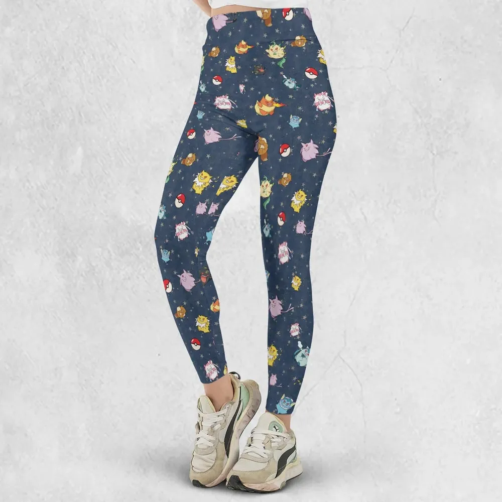 Gengar as Eevee The Eeveelutions Pokemon Legging - 2