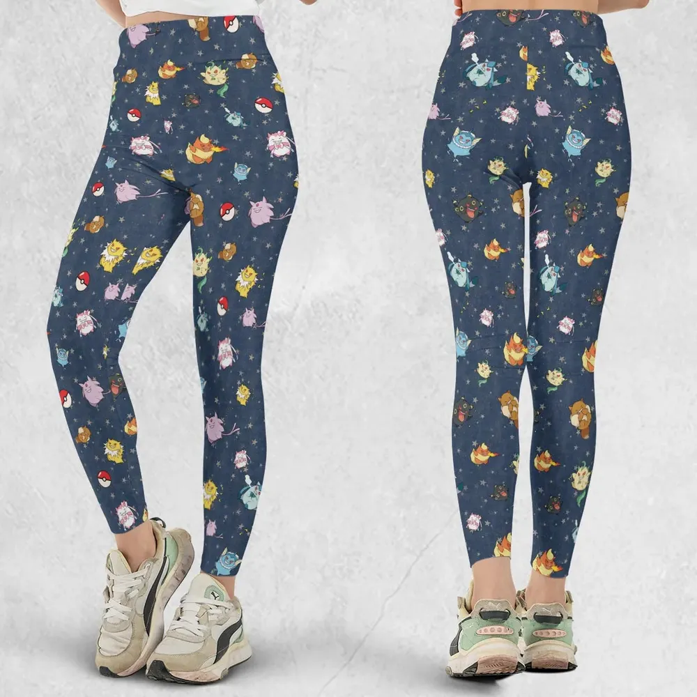 Gengar as Eevee The Eeveelutions Pokemon Legging - 1