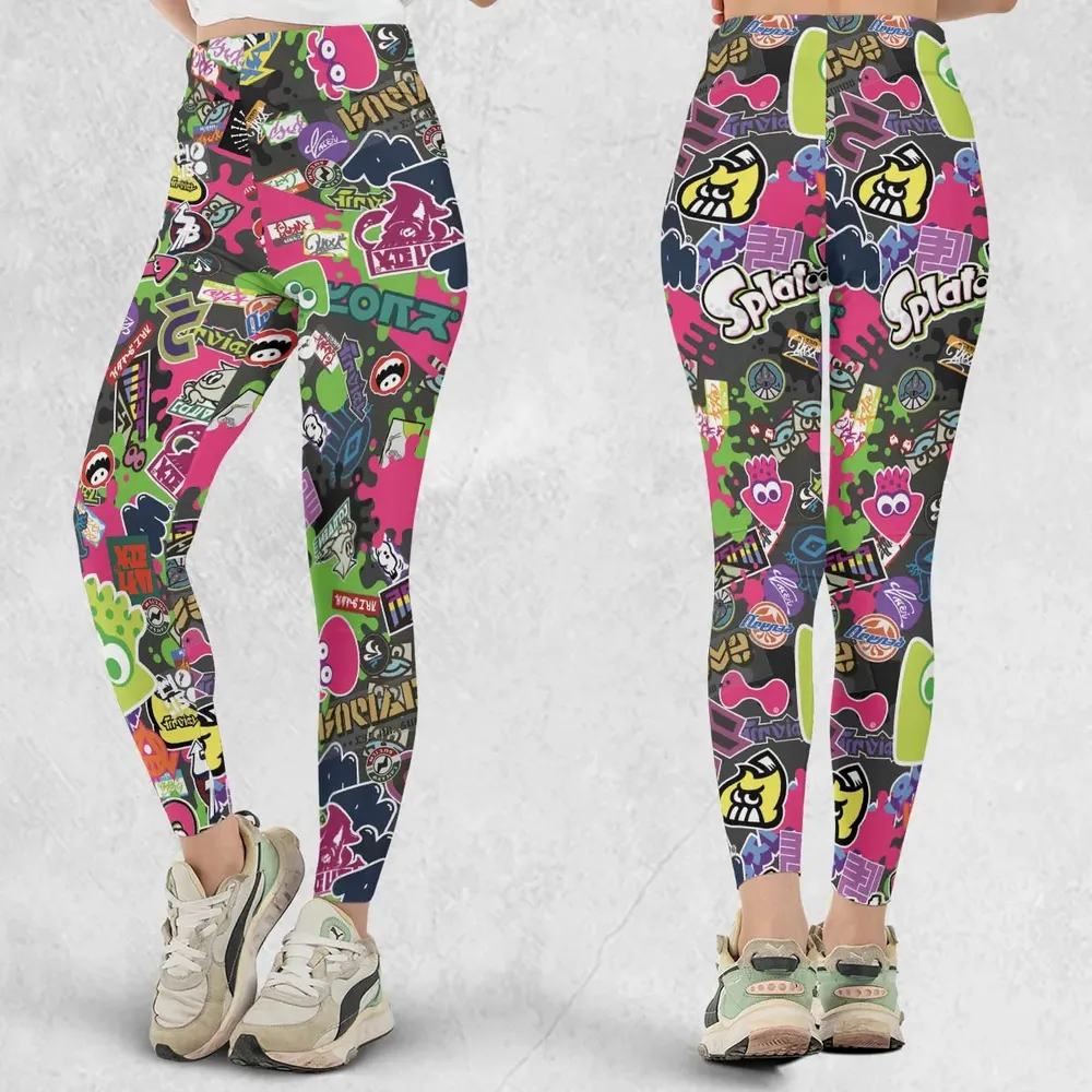 Splatoon Video Game Pattern Legging - 1