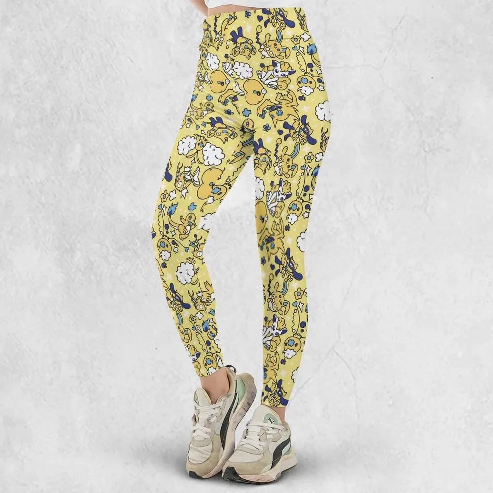 Shiny Magikarp Pokemon Pattern Legging - 2